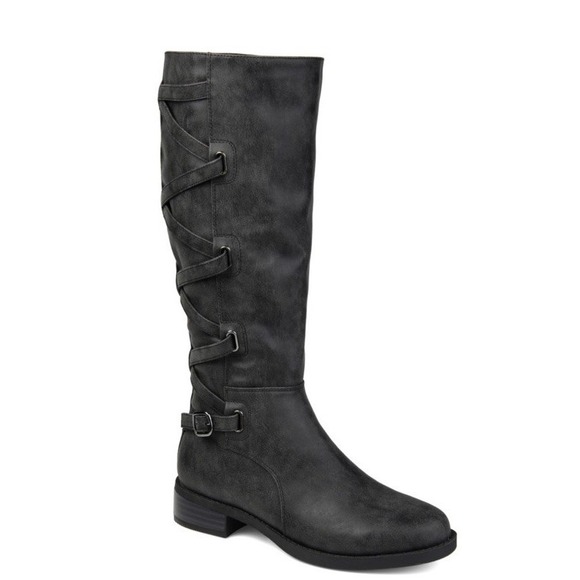 Journee Collection Shoes - Journee Carly Collection Women's Knee-High Stacked Riding Boots Size 12  New